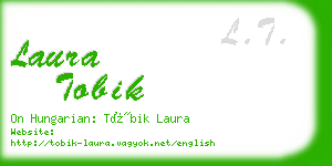 laura tobik business card